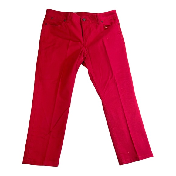 Talbots Jeans Talbots Signature Cropped Red Jeans P 30 Poshmark